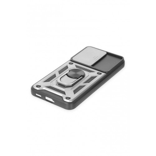 Newface Samsung Galaxy S22 Kılıf Pars Lens Yüzüklü Silikon - Gümüş Newface Samsung Galaxy S22 Kılıf Pars Lens Yüzüklü Silikon - Gümüş