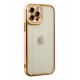 Newface iPhone 12 Pro Kılıf Liva Lens Silikon - Rose Newface iPhone 12 Pro Kılıf Liva Lens Silikon - Rose
