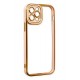 Newface iPhone 12 Pro Kılıf Liva Lens Silikon - Rose Newface iPhone 12 Pro Kılıf Liva Lens Silikon - Rose