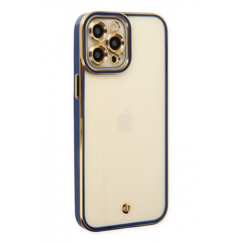 Newface iPhone 12 Pro Kılıf Liva Lens Silikon - Mavi Newface iPhone 12 Pro Kılıf Liva Lens Silikon - Mavi
