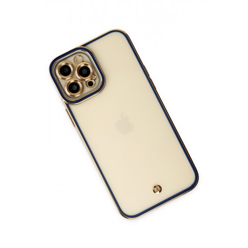 Newface iPhone 12 Pro Kılıf Liva Lens Silikon - Mavi Newface iPhone 12 Pro Kılıf Liva Lens Silikon - Mavi
