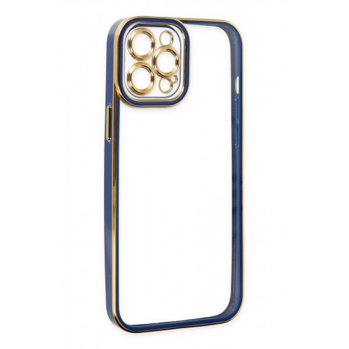 Newface iPhone 12 Pro Kılıf Liva Lens Silikon - Mavi Newface iPhone 12 Pro Kılıf Liva Lens Silikon - Mavi