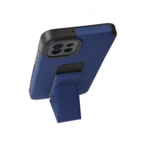 Newface Samsung Galaxy A03 Kılıf Mega Standlı Silikon - Mavi Newface Samsung Galaxy A03 Kılıf Mega Standlı Silikon - Mavi