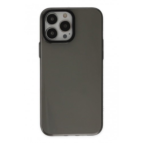 Newface iPhone 14 Pro Max Kılıf Anka PC Sert Metal Kapak - Siyah