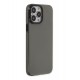 Newface iPhone 14 Pro Max Kılıf Anka PC Sert Metal Kapak - Siyah