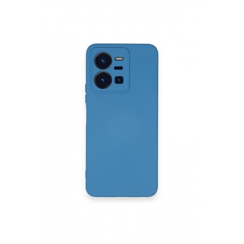 Newface Vivo Y35 Kılıf Nano içi Kadife Silikon - Mavi Newface Vivo Y35 Kılıf Nano içi Kadife Silikon - Mavi