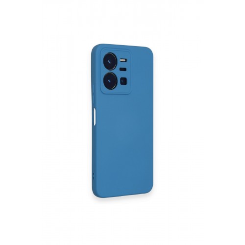 Newface Vivo Y35 Kılıf Nano içi Kadife Silikon - Mavi Newface Vivo Y35 Kılıf Nano içi Kadife Silikon - Mavi
