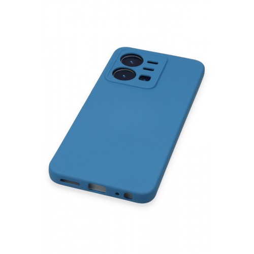 Newface Vivo Y35 Kılıf Nano içi Kadife Silikon - Mavi Newface Vivo Y35 Kılıf Nano içi Kadife Silikon - Mavi