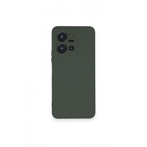 Newface Vivo Y35 Kılıf Nano içi Kadife Silikon - Koyu Yeşil Newface Vivo Y35 Kılıf Nano içi Kadife Silikon - Koyu Yeşil