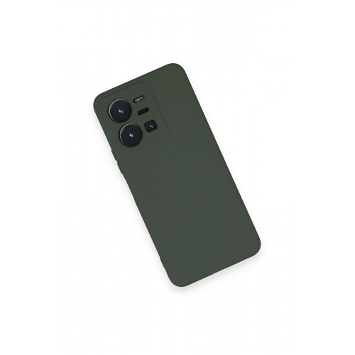 Newface Vivo Y35 Kılıf Nano içi Kadife Silikon - Koyu Yeşil Newface Vivo Y35 Kılıf Nano içi Kadife Silikon - Koyu Yeşil
