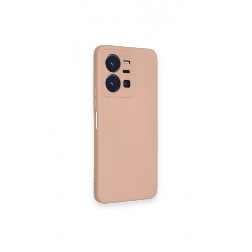 Newface Vivo Y35 Kılıf Nano içi Kadife Silikon - Pudra Newface Vivo Y35 Kılıf Nano içi Kadife Silikon - Pudra