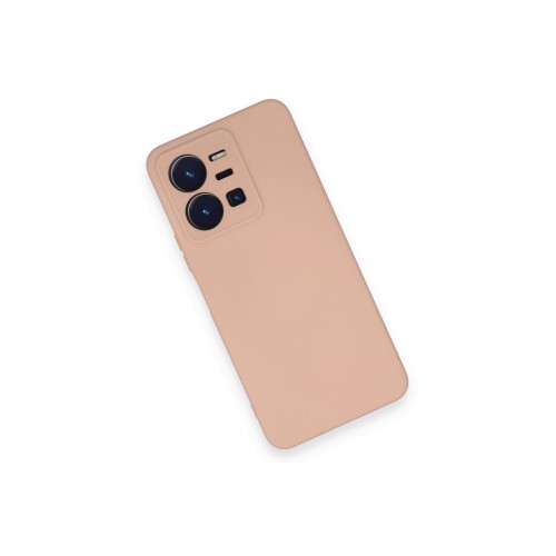 Newface Vivo Y35 Kılıf Nano içi Kadife Silikon - Pudra Newface Vivo Y35 Kılıf Nano içi Kadife Silikon - Pudra