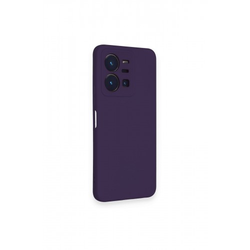 Newface Vivo Y22S Kılıf Nano içi Kadife Silikon - Mor Newface Vivo Y22S Kılıf Nano içi Kadife Silikon - Mor
