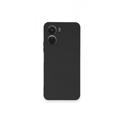Newface Vivo Y16 Kılıf Nano içi Kadife Silikon - Siyah Newface Vivo Y16 Kılıf Nano içi Kadife Silikon - Siyah