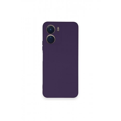 Newface Vivo Y16 Kılıf Nano içi Kadife Silikon - Mor Newface Vivo Y16 Kılıf Nano içi Kadife Silikon - Mor