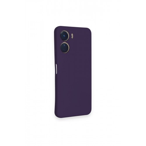 Newface Vivo Y16 Kılıf Nano içi Kadife Silikon - Mor Newface Vivo Y16 Kılıf Nano içi Kadife Silikon - Mor