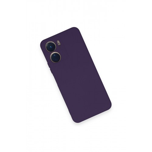 Newface Vivo Y16 Kılıf Nano içi Kadife Silikon - Mor Newface Vivo Y16 Kılıf Nano içi Kadife Silikon - Mor
