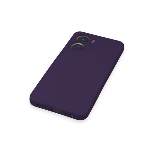 Newface Vivo Y16 Kılıf Nano içi Kadife Silikon - Mor Newface Vivo Y16 Kılıf Nano içi Kadife Silikon - Mor