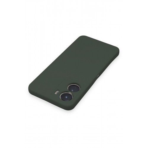 Newface Vivo Y16 Kılıf Nano içi Kadife Silikon - Koyu Yeşil Newface Vivo Y16 Kılıf Nano içi Kadife Silikon - Koyu Yeşil