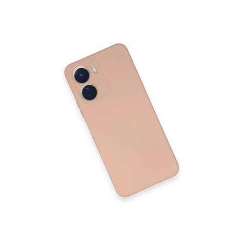 Newface Vivo Y16 Kılıf Nano içi Kadife Silikon - Pudra Newface Vivo Y16 Kılıf Nano içi Kadife Silikon - Pudra