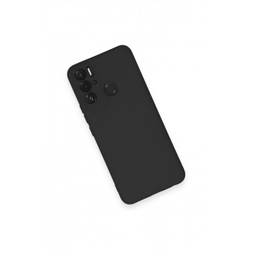 Newface Tecno Pova Neo Kılıf Nano içi Kadife Silikon - Siyah Newface Tecno Pova Neo Kılıf Nano içi Kadife Silikon - Siyah
