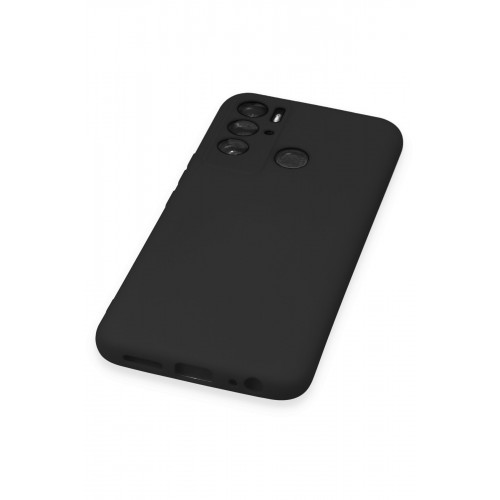 Newface Tecno Pova Neo Kılıf Nano içi Kadife Silikon - Siyah Newface Tecno Pova Neo Kılıf Nano içi Kadife Silikon - Siyah
