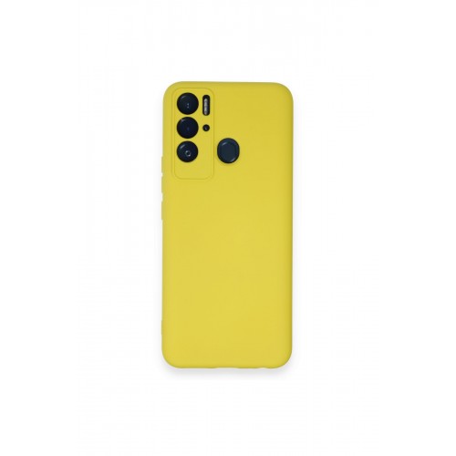 Newface Tecno Pova Neo Kılıf Nano içi Kadife Silikon - Sarı Newface Tecno Pova Neo Kılıf Nano içi Kadife Silikon - Sarı