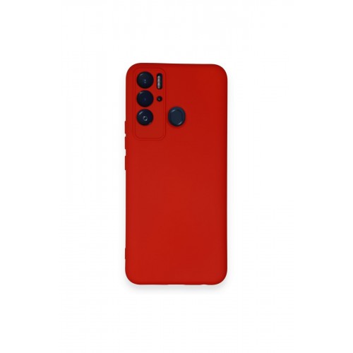 Newface Tecno Pova Neo Kılıf Nano içi Kadife Silikon - Kırmızı Newface Tecno Pova Neo Kılıf Nano içi Kadife Silikon - Kırmızı