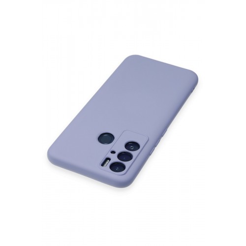 Newface Tecno Pova Neo Kılıf Nano içi Kadife Silikon - Lila Newface Tecno Pova Neo Kılıf Nano içi Kadife Silikon - Lila