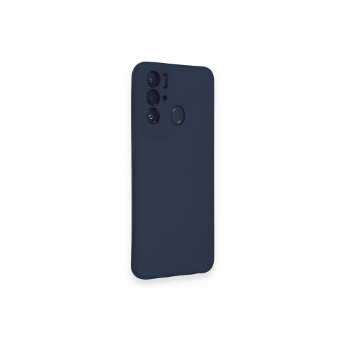Newface Tecno Pova Neo Kılıf Nano içi Kadife Silikon - Lacivert Newface Tecno Pova Neo Kılıf Nano içi Kadife Silikon - Lacivert