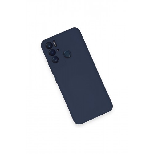 Newface Tecno Pova Neo Kılıf Nano içi Kadife Silikon - Lacivert Newface Tecno Pova Neo Kılıf Nano içi Kadife Silikon - Lacivert
