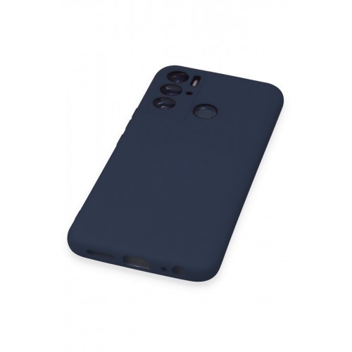 Newface Tecno Pova Neo Kılıf Nano içi Kadife Silikon - Lacivert Newface Tecno Pova Neo Kılıf Nano içi Kadife Silikon - Lacivert