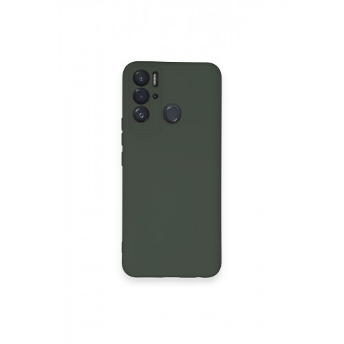 Newface Tecno Pova Neo Kılıf Nano içi Kadife Silikon - Koyu Yeşil Newface Tecno Pova Neo Kılıf Nano içi Kadife Silikon - Koyu Yeşil