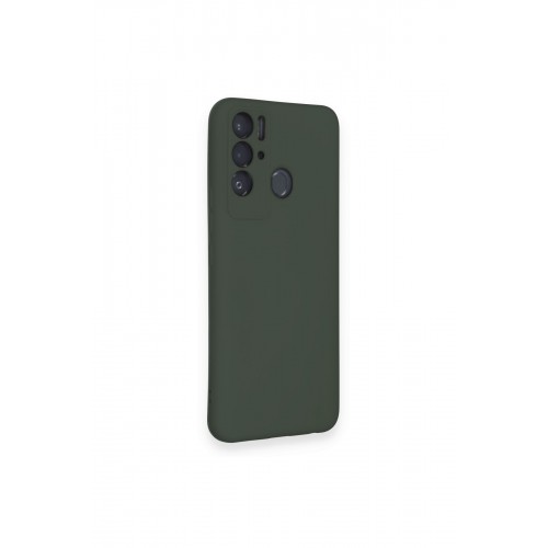 Newface Tecno Pova Neo Kılıf Nano içi Kadife Silikon - Koyu Yeşil Newface Tecno Pova Neo Kılıf Nano içi Kadife Silikon - Koyu Yeşil