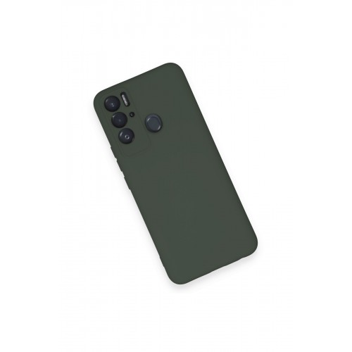 Newface Tecno Pova Neo Kılıf Nano içi Kadife Silikon - Koyu Yeşil Newface Tecno Pova Neo Kılıf Nano içi Kadife Silikon - Koyu Yeşil
