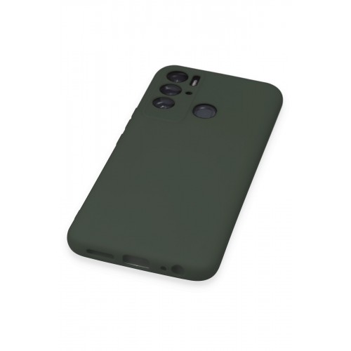 Newface Tecno Pova Neo Kılıf Nano içi Kadife Silikon - Koyu Yeşil Newface Tecno Pova Neo Kılıf Nano içi Kadife Silikon - Koyu Yeşil