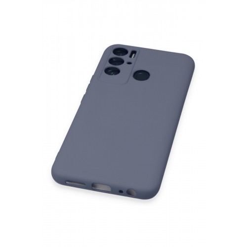 Newface Tecno Pova Neo Kılıf Nano içi Kadife Silikon - Gri Newface Tecno Pova Neo Kılıf Nano içi Kadife Silikon - Gri