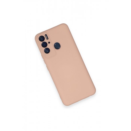Newface Tecno Pova Neo Kılıf Nano içi Kadife Silikon - Pudra Newface Tecno Pova Neo Kılıf Nano içi Kadife Silikon - Pudra