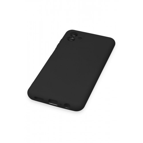 Newface Samsung Galaxy A04 Kılıf Nano içi Kadife Silikon - Siyah Newface Samsung Galaxy A04 Kılıf Nano içi Kadife Silikon - Siyah