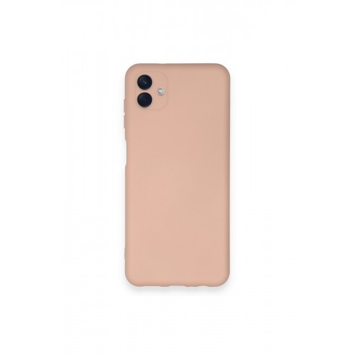 Newface Samsung Galaxy A04 Kılıf Nano içi Kadife Silikon - Pudra Newface Samsung Galaxy A04 Kılıf Nano içi Kadife Silikon - Pudra