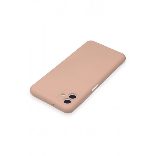 Newface Samsung Galaxy A04 Kılıf Nano içi Kadife Silikon - Pudra Newface Samsung Galaxy A04 Kılıf Nano içi Kadife Silikon - Pudra