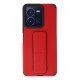 Newface Vivo Y35 Kılıf Mega Standlı Silikon - Kırmızı Newface Vivo Y35 Kılıf Mega Standlı Silikon - Kırmızı