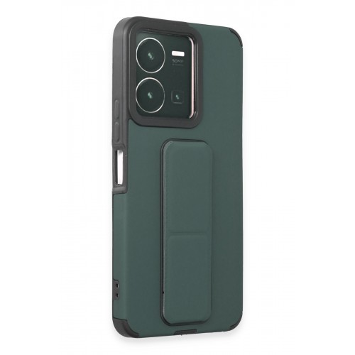 Newface Vivo Y22S Kılıf Mega Standlı Silikon - Yeşil Newface Vivo Y22S Kılıf Mega Standlı Silikon - Yeşil