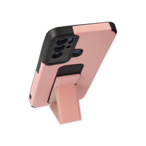 Newface Tecno Pova Neo Kılıf Mega Standlı Silikon - Pudra Newface Tecno Pova Neo Kılıf Mega Standlı Silikon - Pudra