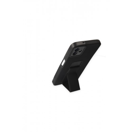 Newface Samsung Galaxy A04 Kılıf Mega Standlı Silikon - Siyah Newface Samsung Galaxy A04 Kılıf Mega Standlı Silikon - Siyah