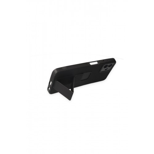 Newface Samsung Galaxy A04 Kılıf Mega Standlı Silikon - Siyah Newface Samsung Galaxy A04 Kılıf Mega Standlı Silikon - Siyah