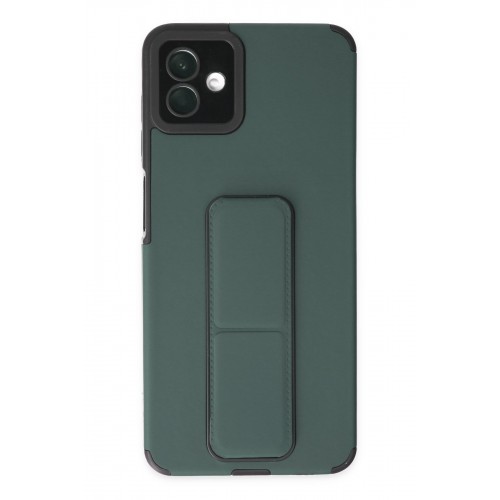 Newface Samsung Galaxy A04 Kılıf Mega Standlı Silikon - Yeşil Newface Samsung Galaxy A04 Kılıf Mega Standlı Silikon - Yeşil