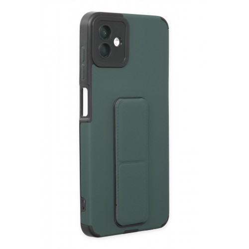 Newface Samsung Galaxy A04 Kılıf Mega Standlı Silikon - Yeşil Newface Samsung Galaxy A04 Kılıf Mega Standlı Silikon - Yeşil
