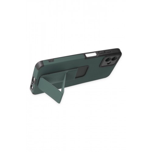 Newface Samsung Galaxy A04 Kılıf Mega Standlı Silikon - Yeşil Newface Samsung Galaxy A04 Kılıf Mega Standlı Silikon - Yeşil