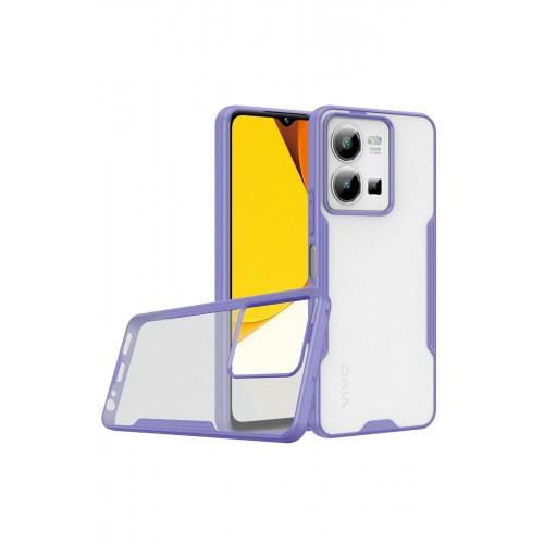 Newface Vivo Y35 Kılıf Platin Silikon - Lila Newface Vivo Y35 Kılıf Platin Silikon - Lila